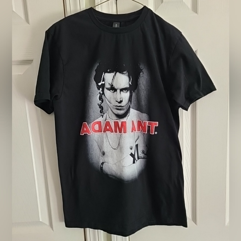 Adam Ant 2024 Tour Tee Shirt Black